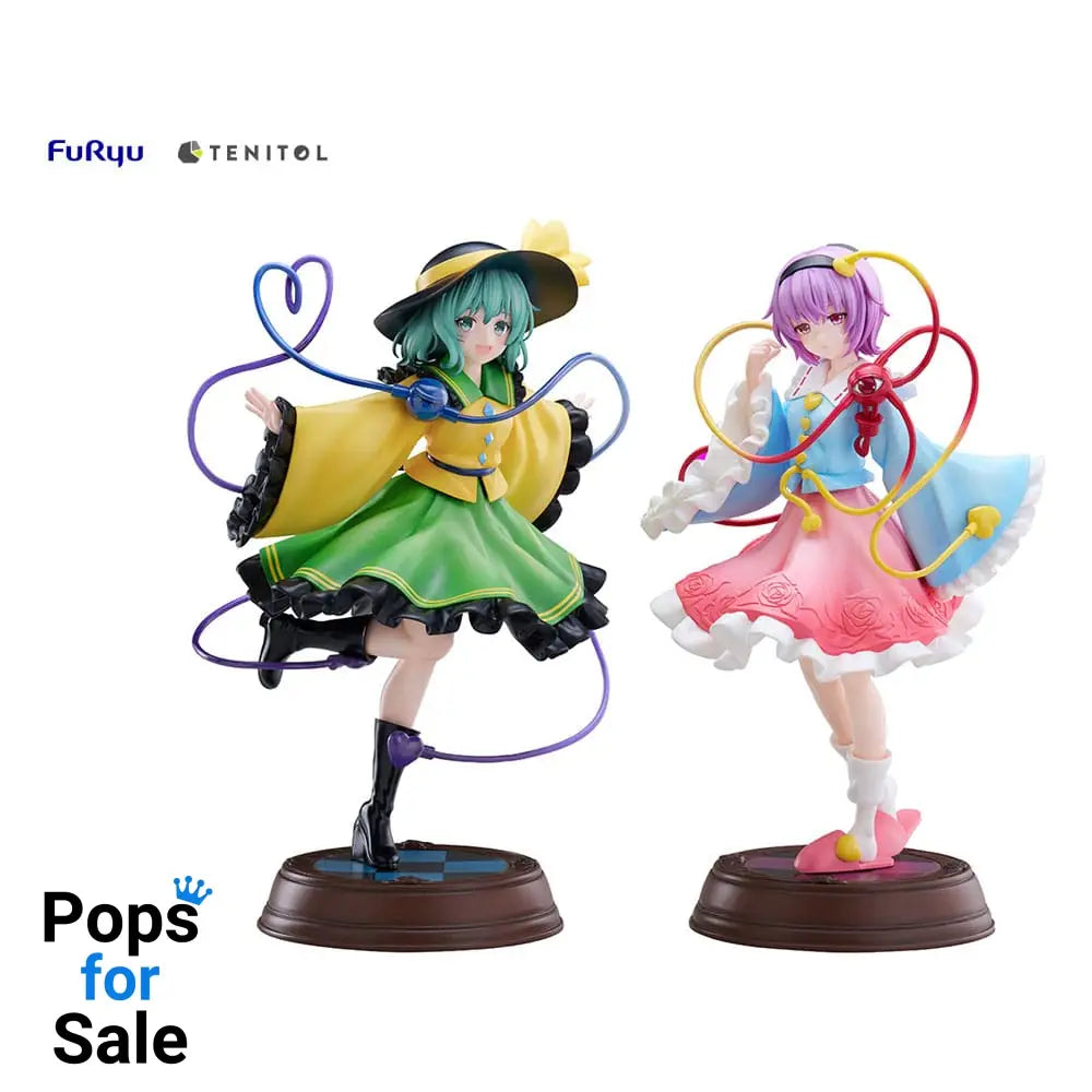 Touhou Project Tenitol PVC Statue Koishi Komeiji & Satori Komeiji 22 cm Statues