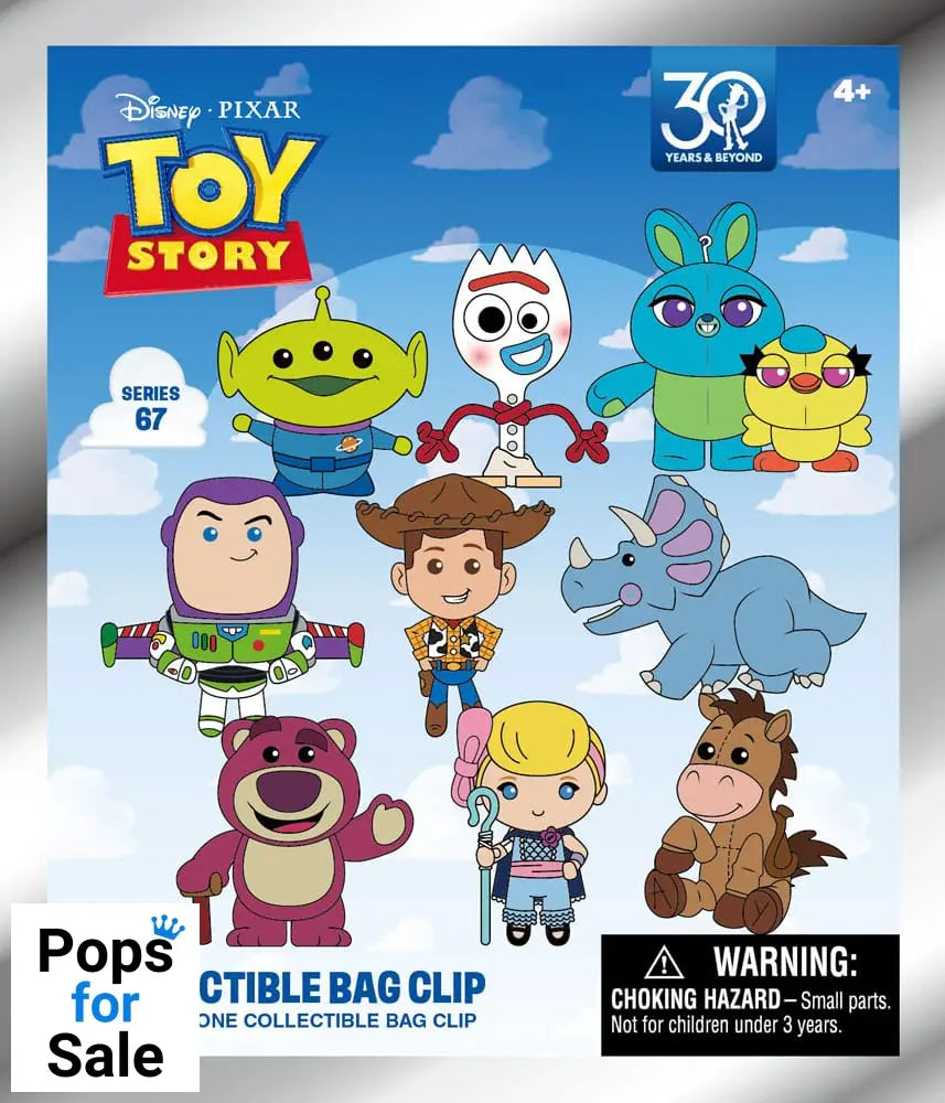 Toy Story 3D PVC Bag Clips 30th Anniversary Series 67 Display (24)