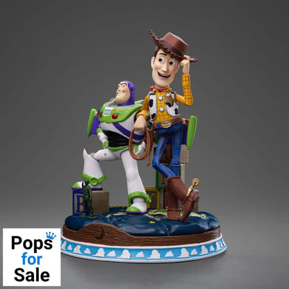 Toy Story Deluxe Art Scale Statue 1/10 Buzz & Woody 38 cm