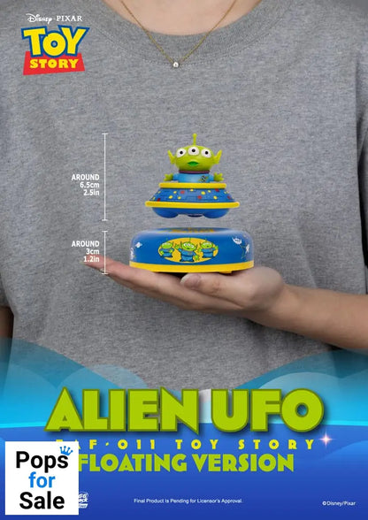 Toy Story Egg Attack Floating Model Alien UFO 6 cm