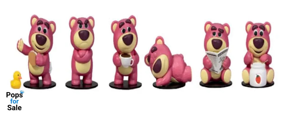 Toy Story Hero Box Teddy Bear Series Mini Figures Lots-o'-Huggin' Bear 8 cm Display (6)
