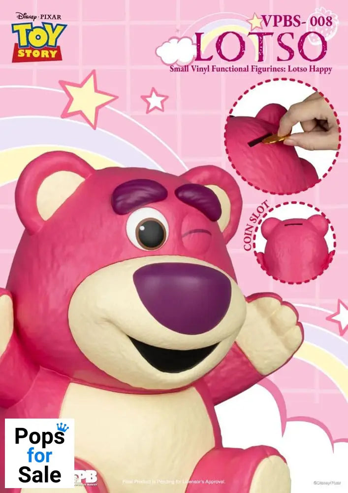 Toy Story Piggy Vinyl Bank Lotso Happy Vers. 25 cm