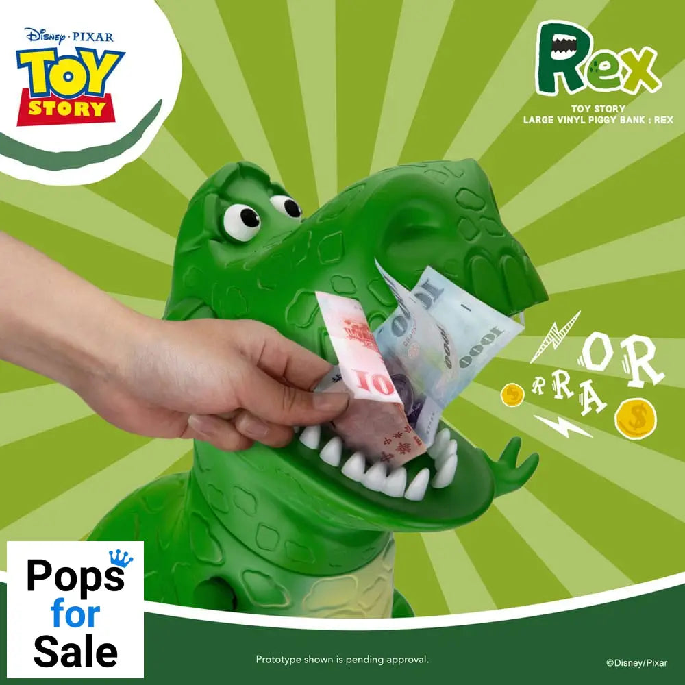 Toy Story Piggy Vinyl Bank Rex 46 cm Banks