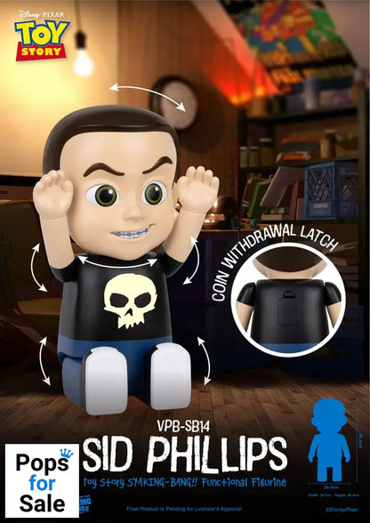 Toy Story Piggy Vinyl Bank Sid Phillips 48 cm