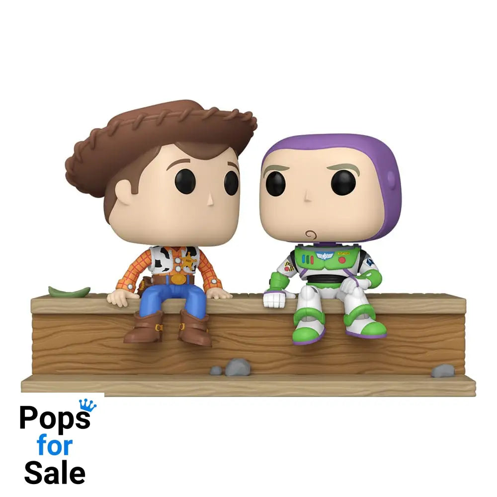 Toy Story POP Moment Vinyl Figures Woody and Buzz (30th Anniversary) 9 cm