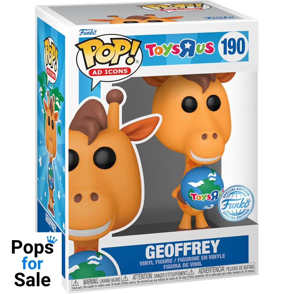 Toys &quot;R&quot; Us POP! Ad Icons Vinyl Figure Geoffrey Special Edition 9 cm
