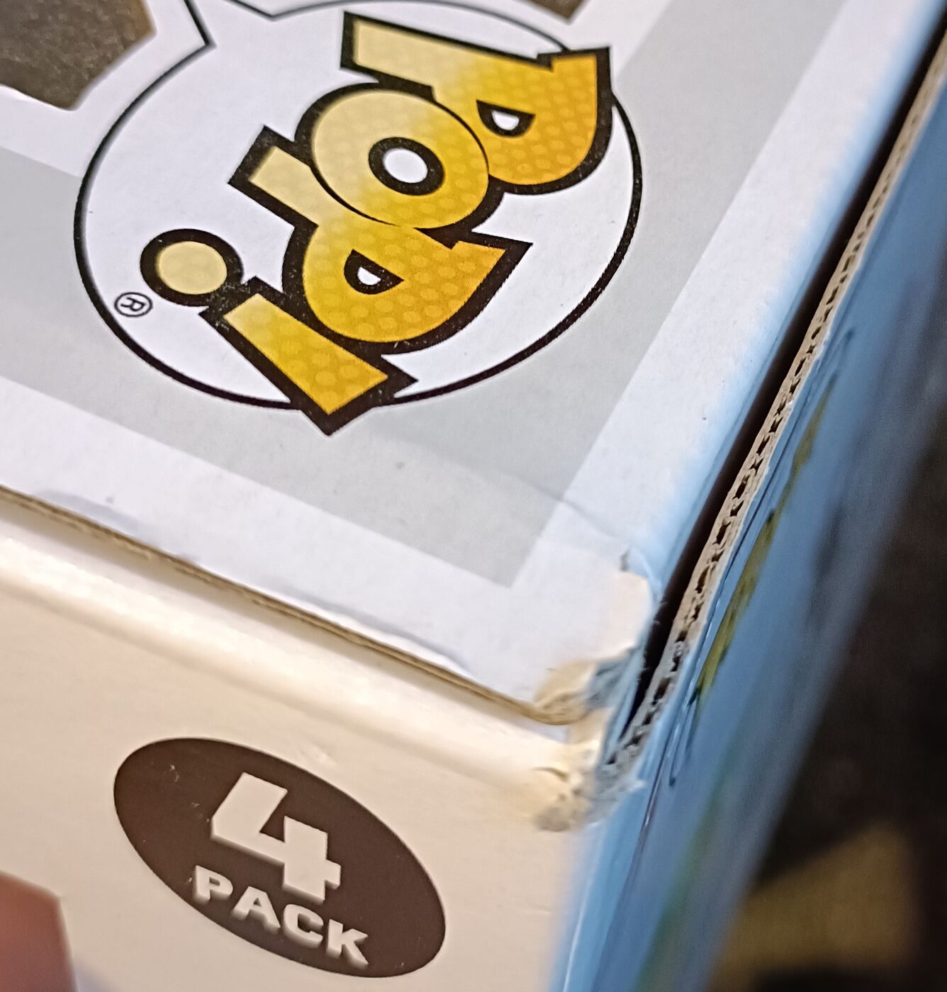 [4 Pack] Grogu- Mandalorian-Moff Gideon Glow Star Wars Box Damaged Funko POP