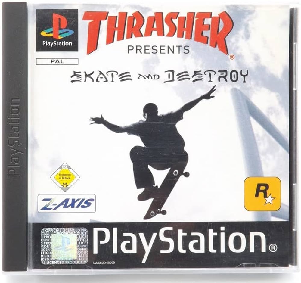 Thrasher: Skate and Destroy for Sony Playstation 1 - [Just Disc]