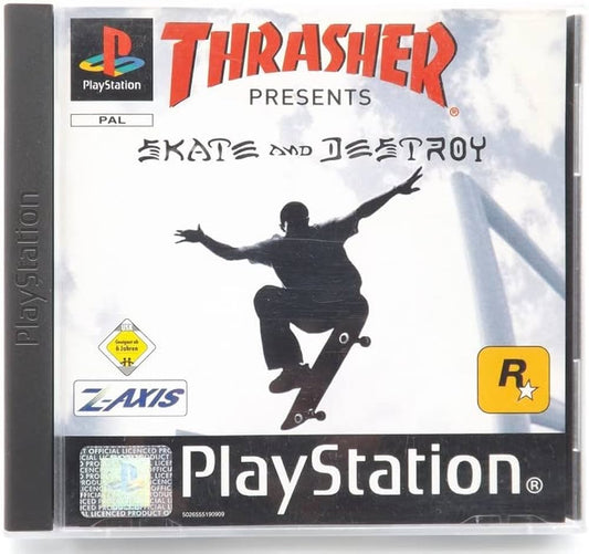 Thrasher: Skate and Destroy for Sony Playstation 1 - [Just Disc]