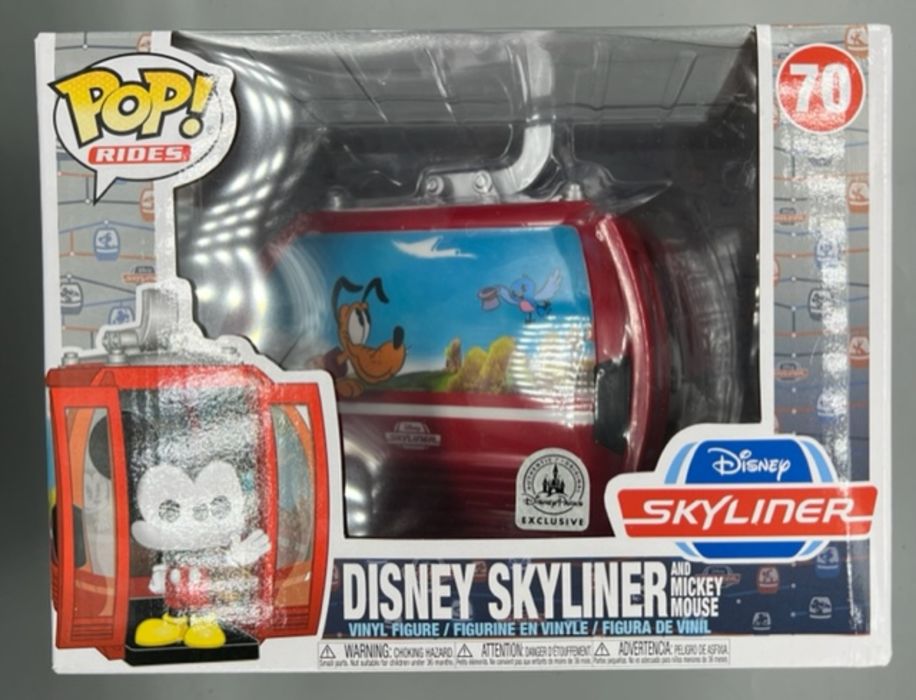 70 Disney Skyliner (and Mickey Mouse) Rides Funko POP - Box Damaged
