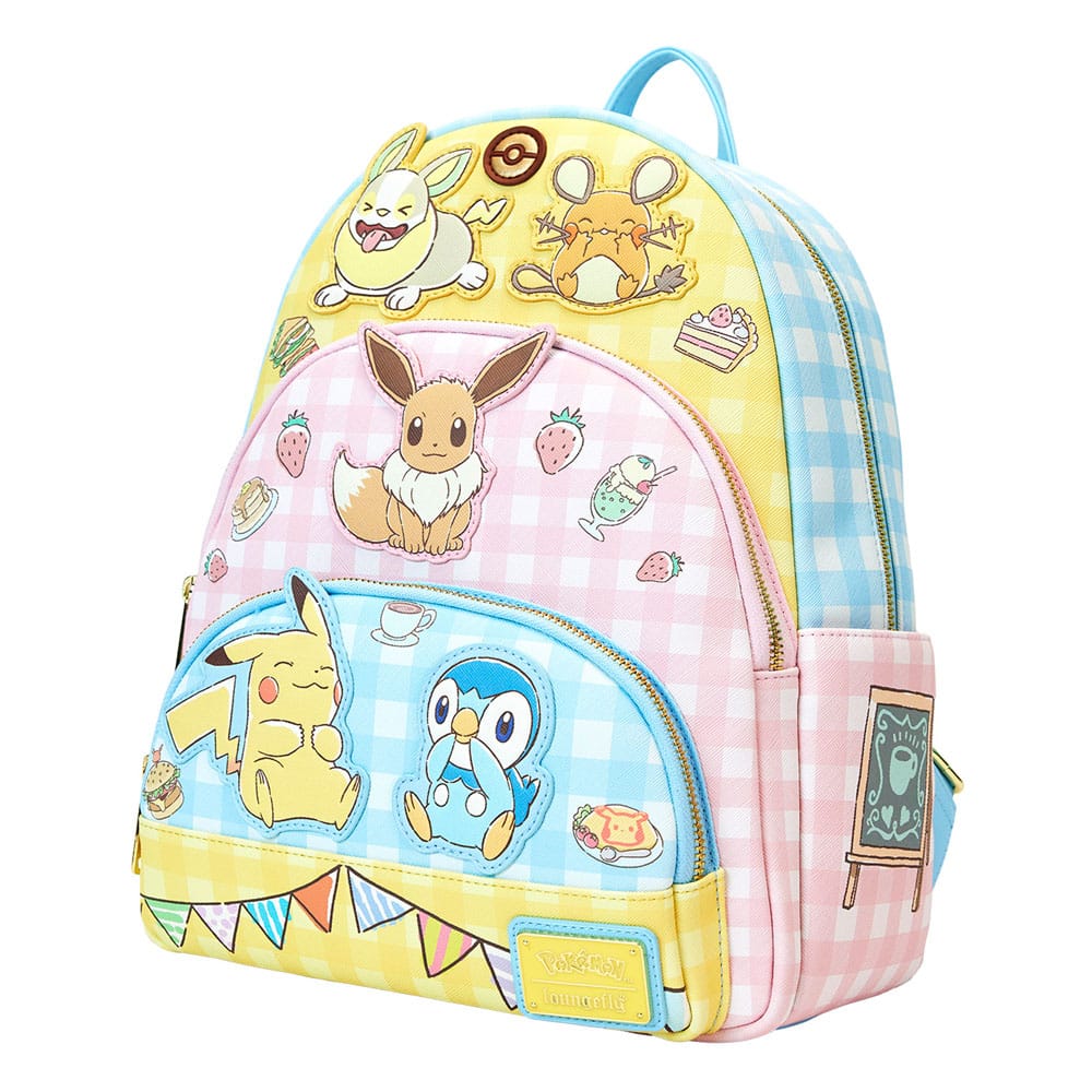 Pokémon by Loungefly Full-Size Backpack Cafe Tripple Pocket