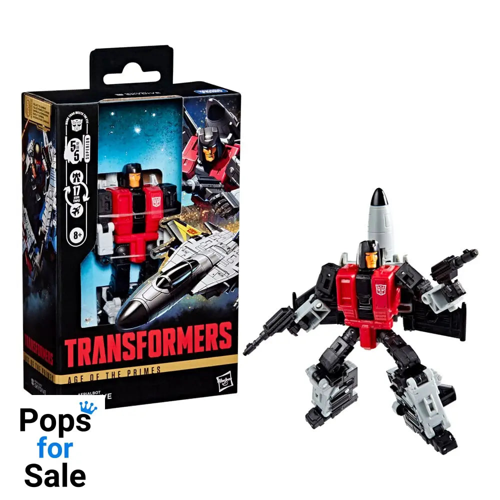 Transformers Age of the Primes Deluxe Class Action Figure Aerialbot Skydive 14 cm