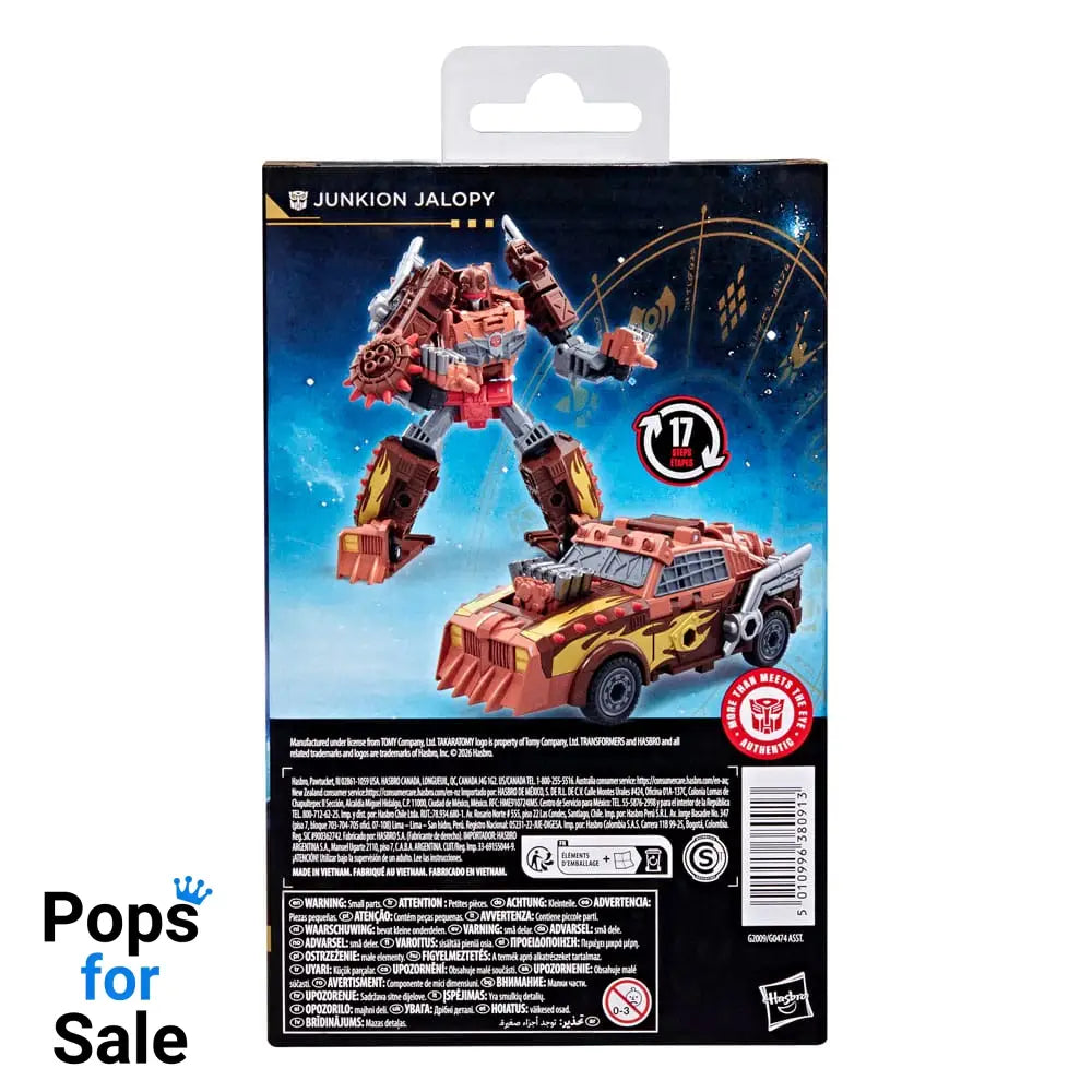 Transformers Age of the Primes Deluxe Class Action Figure Junkion Jalopy 14 cm