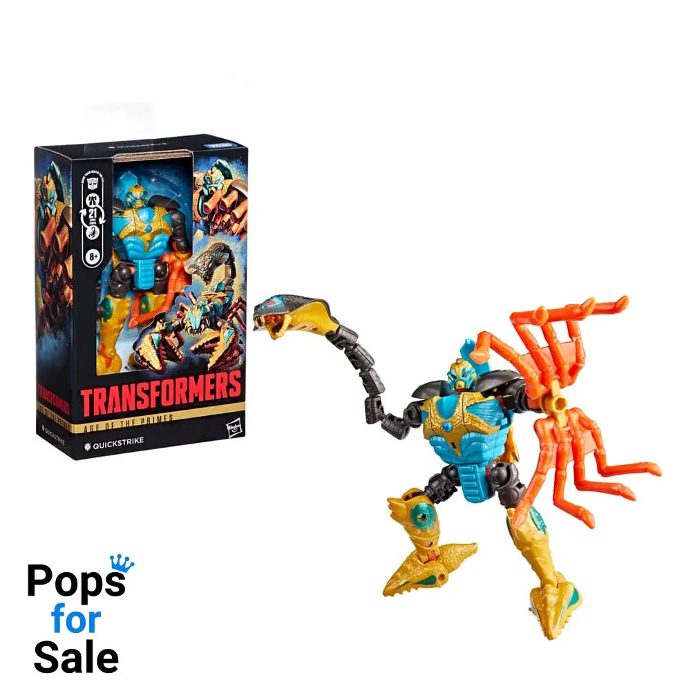 Transformers Age of the Primes Deluxe Class Action Figure Quickstrike 14 cm