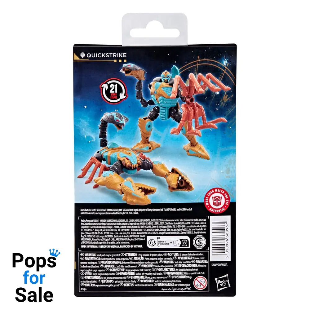 Transformers Age of the Primes Deluxe Class Action Figure Quickstrike 14 cm