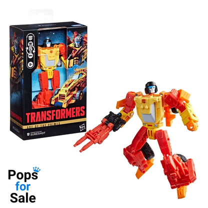 Transformers Age of the Primes Deluxe Class Action Figure Targetmaster Sureshot 14 cm
