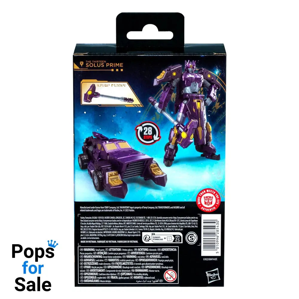 Transformers Age of the Primes Deluxe Class Action Figure The Thirteen Autobot Solus Prime 14 cm