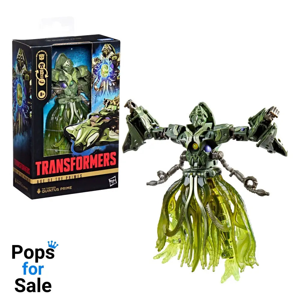 Transformers Age of the Primes Deluxe Class Action Figure The Thirteen: Quintus Prime 14 cm