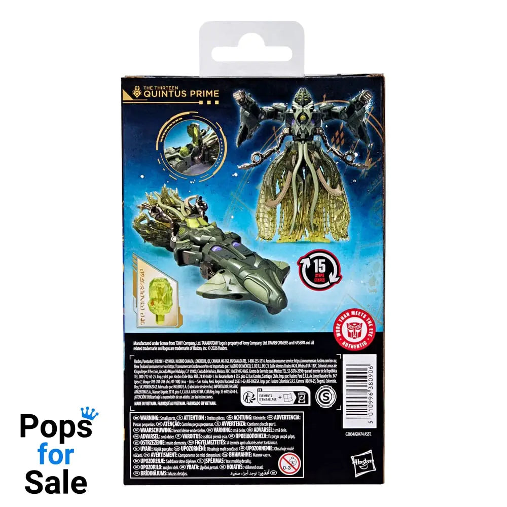 Transformers Age of the Primes Deluxe Class Action Figure The Thirteen: Quintus Prime 14 cm