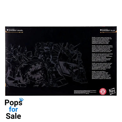 Transformers Age of the Primes Leader Class Action Figure G2 Universe Dinobots Snarl & Slug 19 cm