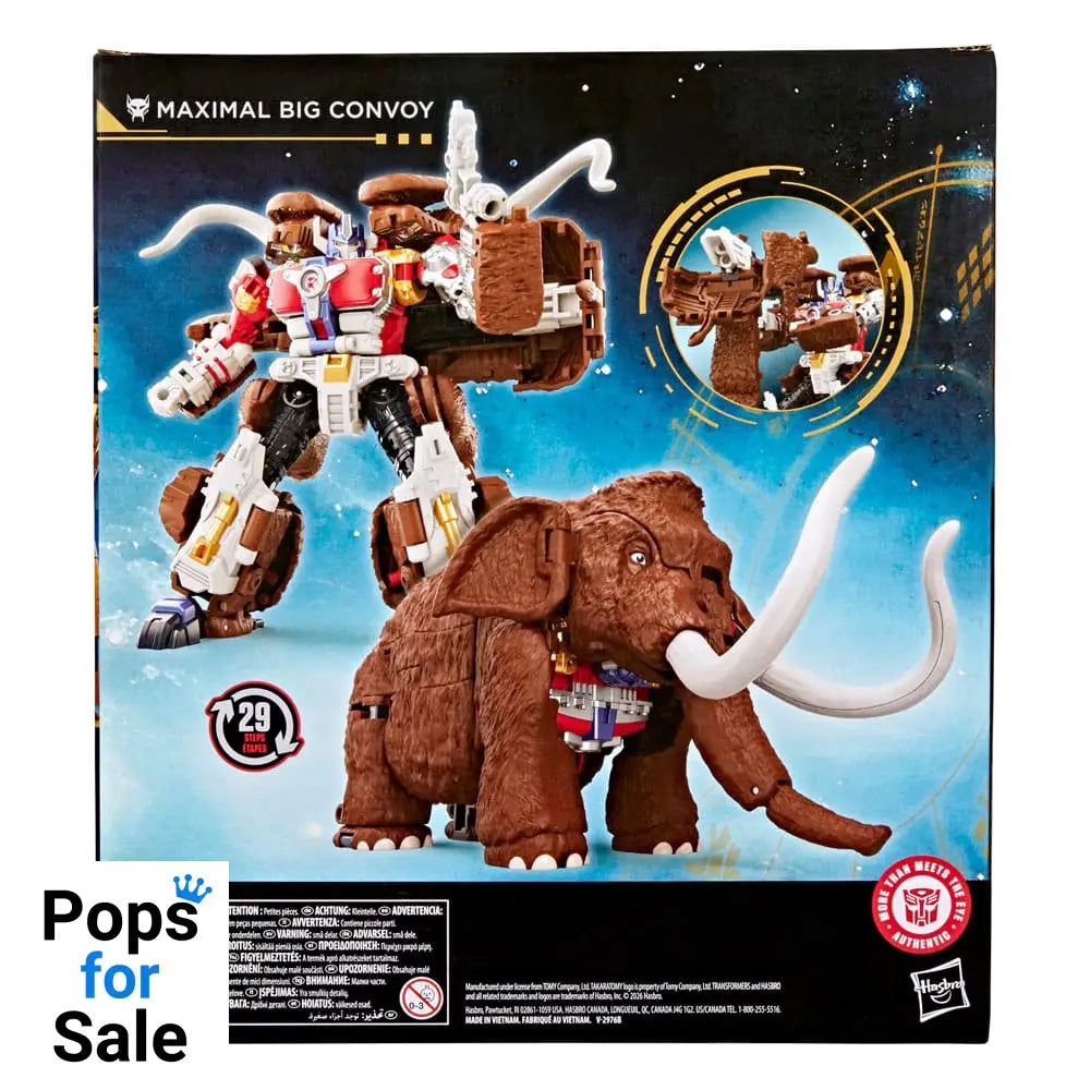 Transformers Age of the Primes Leader Class Action Figure Maximal Big Convoy 19 cm