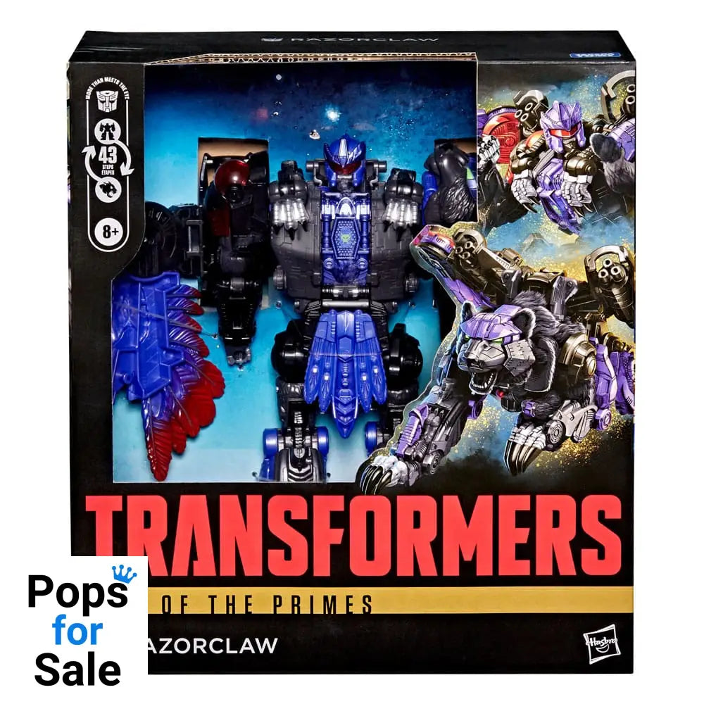 Transformers Age of the Primes Leader Class Action Figure Razorclaw 19 cm