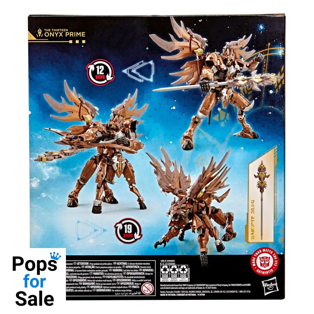 Transformers Age of the Primes Leader Class Action Figure The Thirteen: Onyx Prime 19 cm