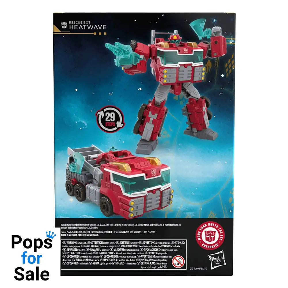 Transformers Age of the Primes Voyager Class Action Figure Rescue Bot Heatwave 18 cm