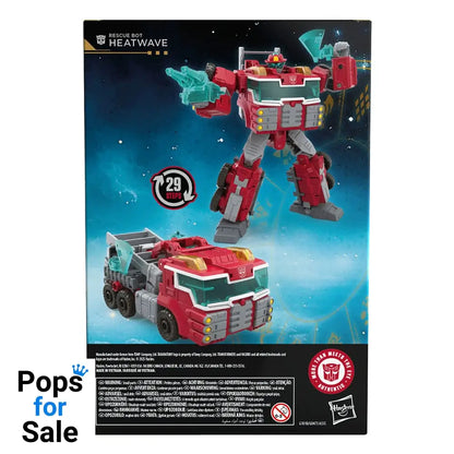 Transformers Age of the Primes Voyager Class Action Figure Rescue Bot Heatwave 18 cm