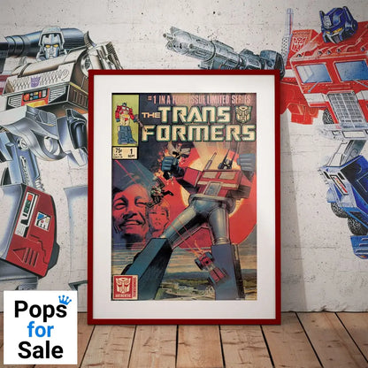 Transformers Art Print 40th Anniversary Limited Edition 42 x 30 cm