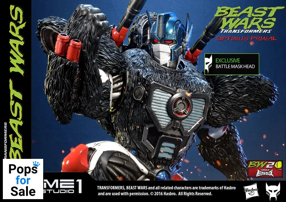 Transformers Beast Wars 1/3 Statues Optimus Primal & Optimus Primal Exclusive 63 cm Assortment (3) Statues