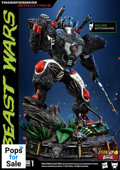 Transformers Beast Wars 1/3 Statues Optimus Primal & Optimus Primal Exclusive 63 cm Assortment (3)