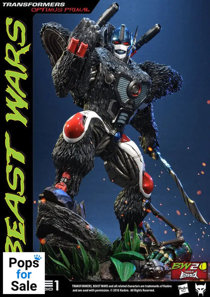 Transformers Beast Wars 1/3 Statues Optimus Primal & Optimus Primal Exclusive 63 cm Assortment (3) Statues