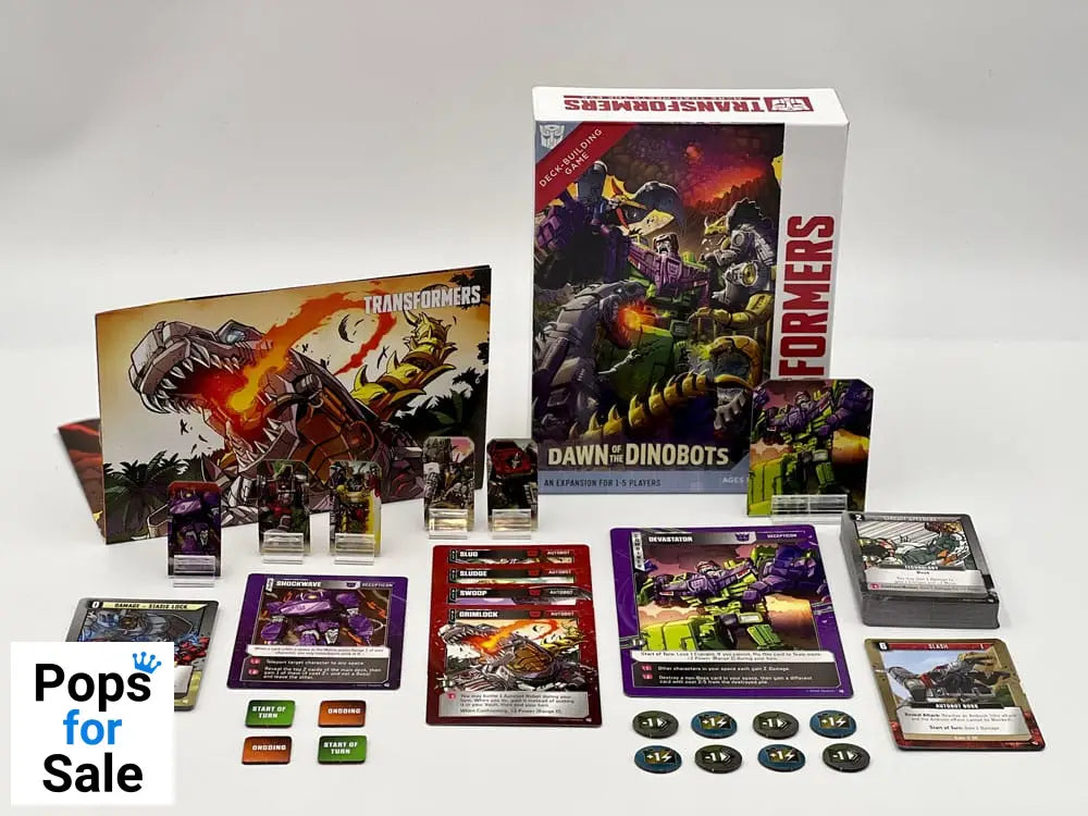Transformers card game Deck-Building Dawn of the Dinobots Expansion *Englische Version*