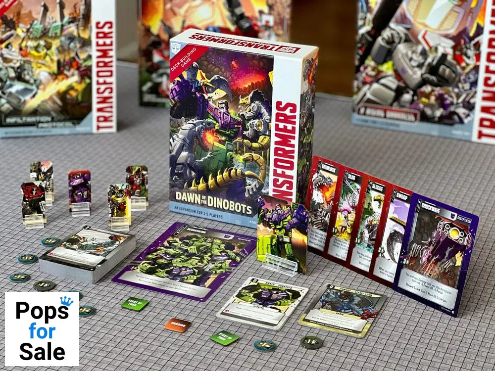 Transformers card game Deck-Building Dawn of the Dinobots Expansion *Englische Version*