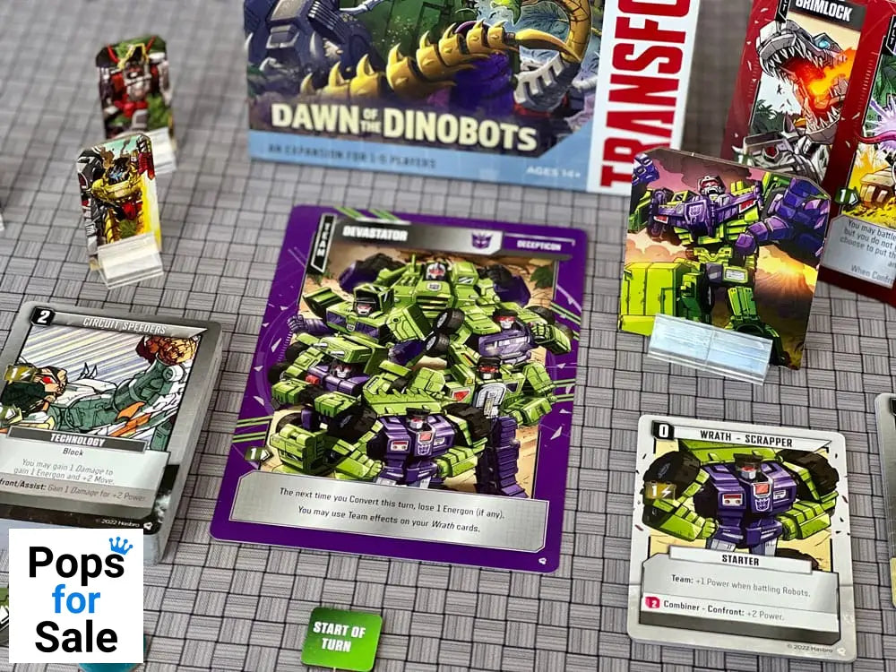 Transformers card game Deck-Building Dawn of the Dinobots Expansion *Englische Version*