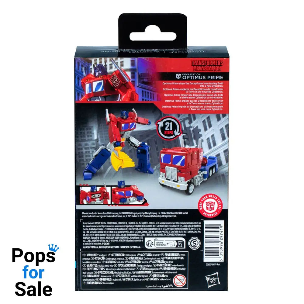 Transformers: Devastation Studio Series Deluxe Class Action Figure Optimus Prime 11 cm