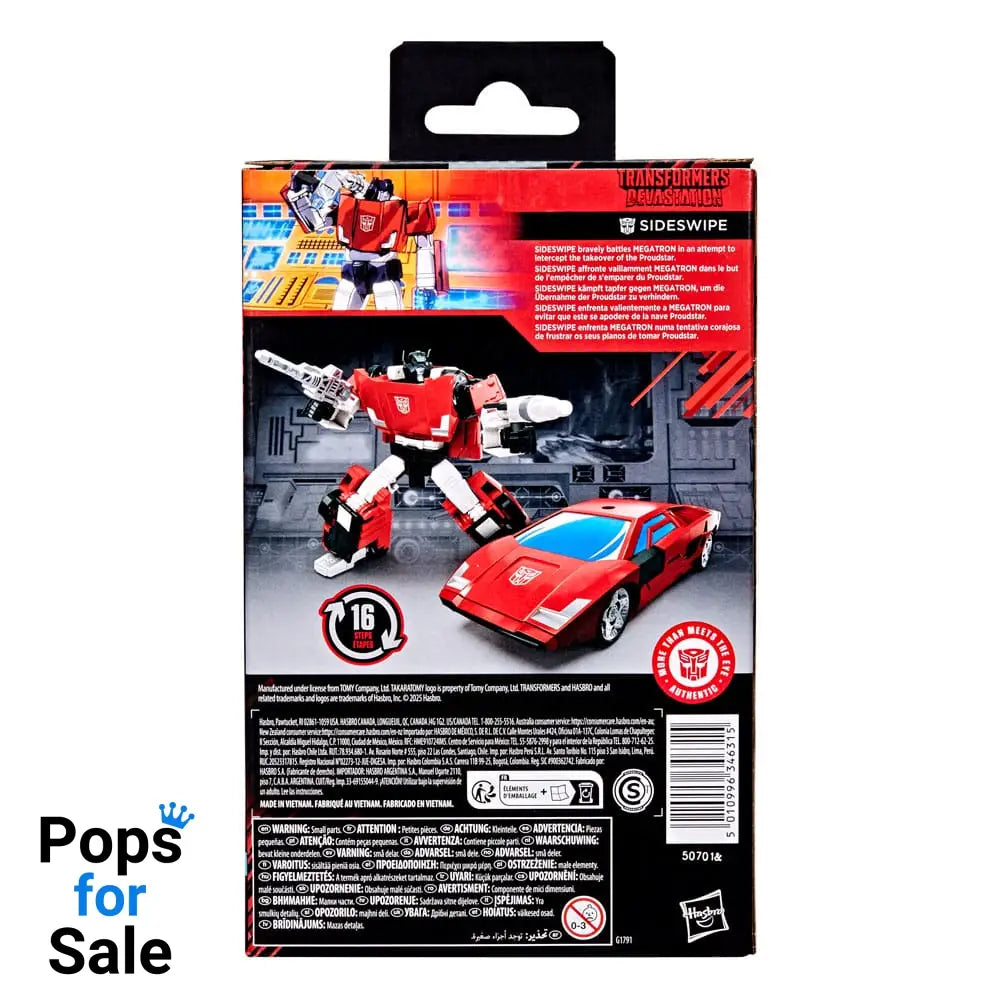 Transformers: Devastation Studio Series Deluxe Class Action Figure Sideswipe 11 cm