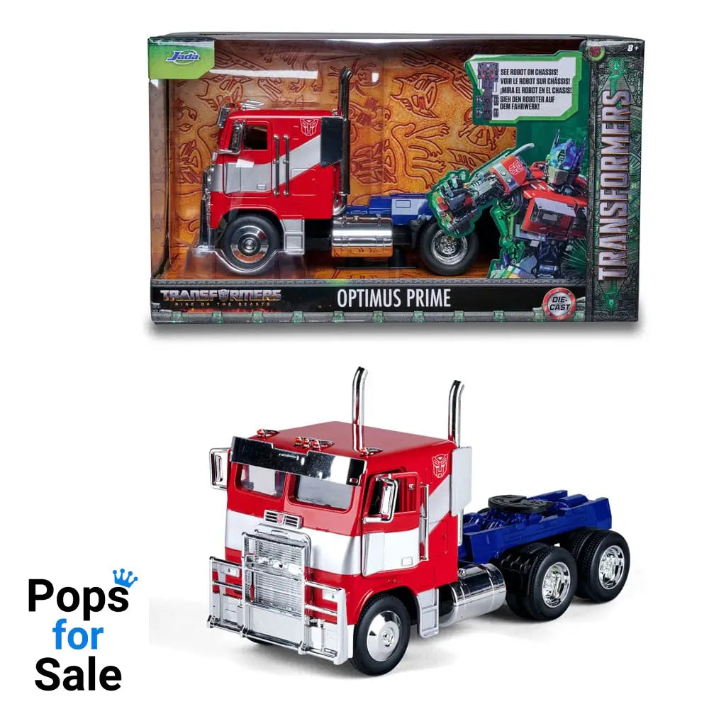 Transformers Diecast Model 1/24 Big Rig T7 Optimus Prime