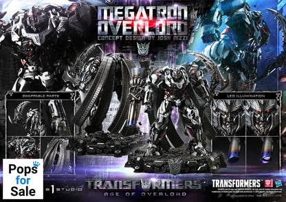 Transformers Generations I Museum Masterline Statue Megatron Overlord (Design by Josh Nizzi) 89 cm