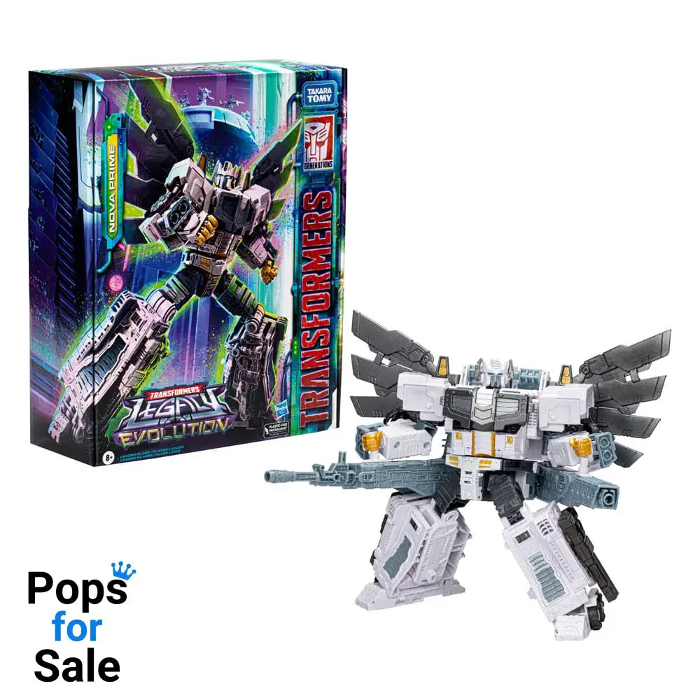 Transformers Generations Legacy Evolution Leader Class Action Figure Nova Prime 18 cm