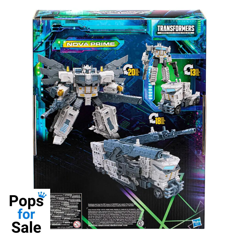 Transformers Generations Legacy Evolution Leader Class Action Figure Nova Prime 18 cm