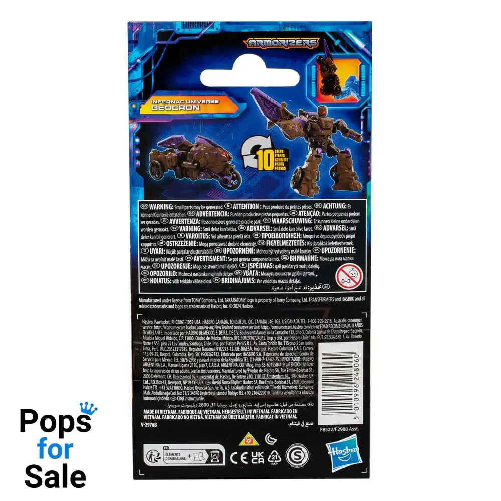 Transformers Generations Legacy United Core Class Action Figure Infernac Universe Geocron 9 cm