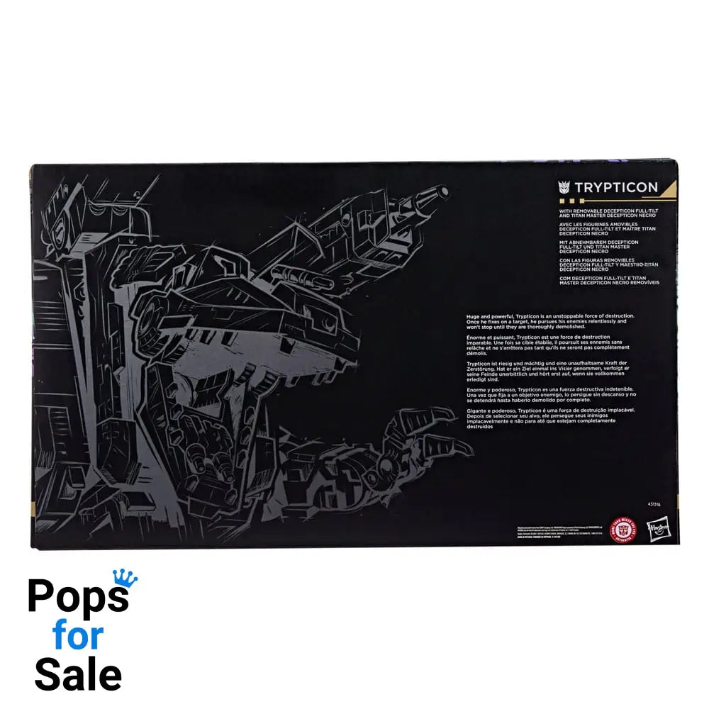 Transformers Generations Selects Age of the Primes Action Figure G1 Trypticon 45 cm