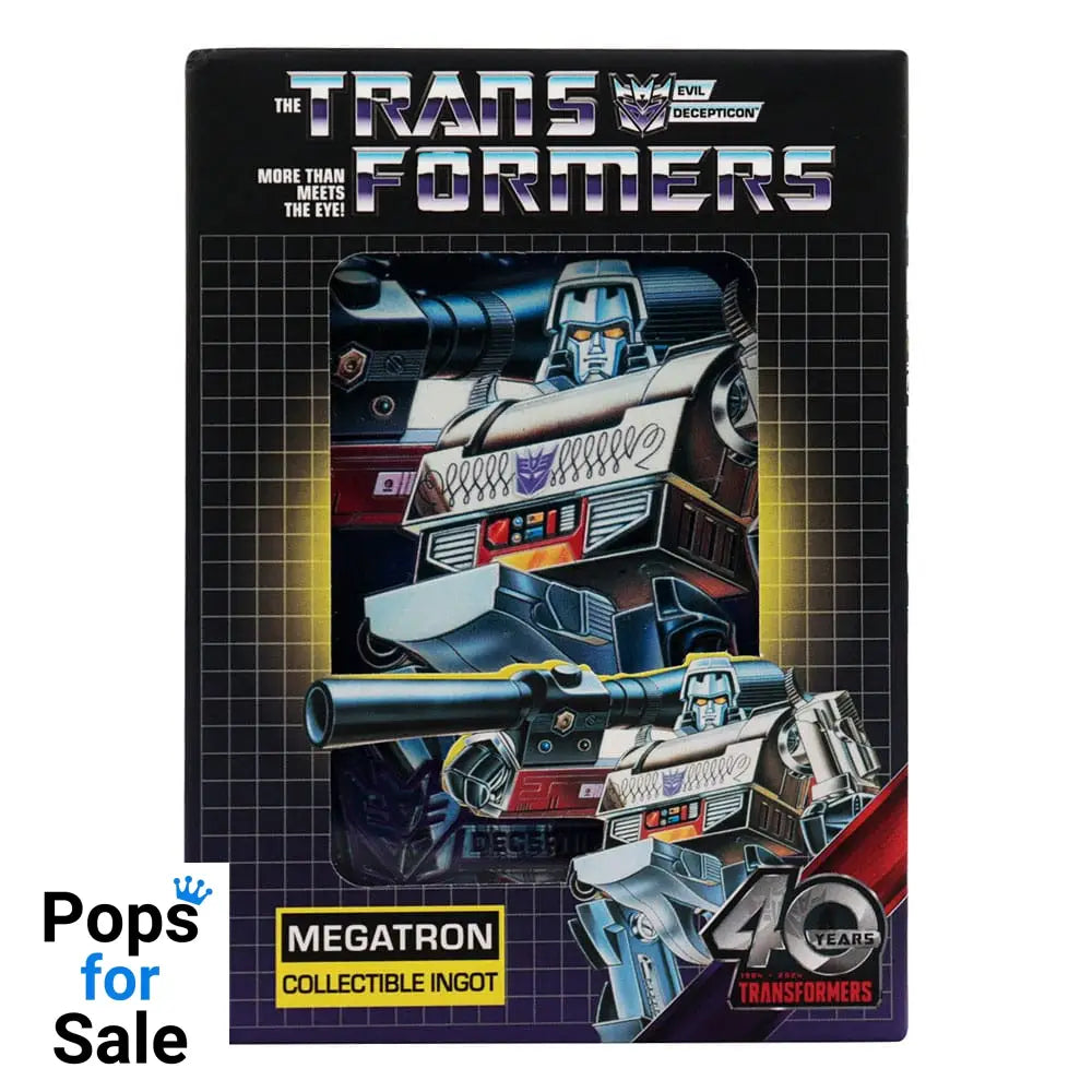 Transformers Ingot 40th Anniversary Decepticons Edition