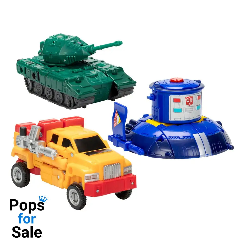 Transformers Legacy United Deluxe Class Action Figure 3-Pack Go-Bot Guardians 14 cm Action figures