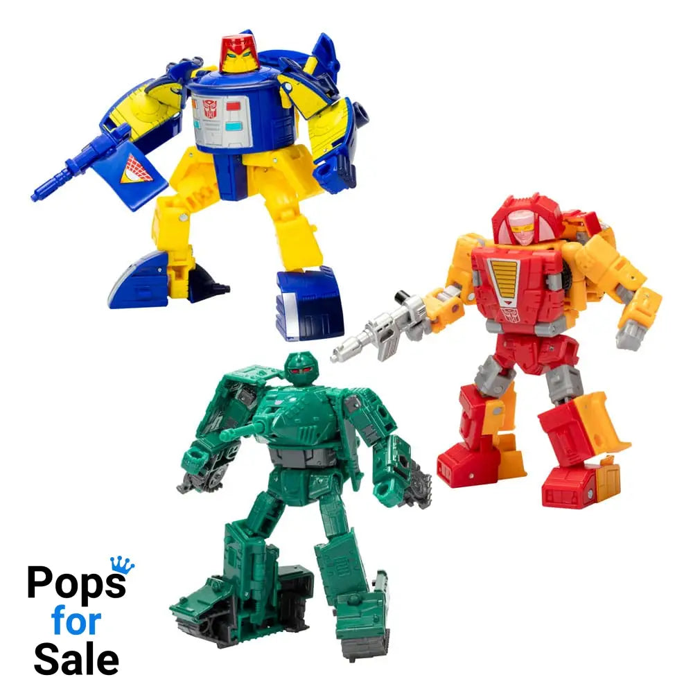 Transformers Legacy United Deluxe Class Action Figure 3-Pack Go-Bot Guardians 14 cm Action figures