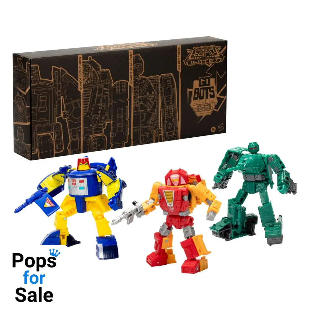 Transformers Legacy United Deluxe Class Action Figure 3-Pack Go-Bot Guardians 14 cm