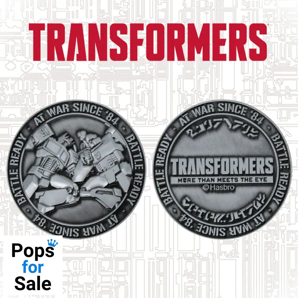 Transformers Limited Edition Collectible Coin Coin