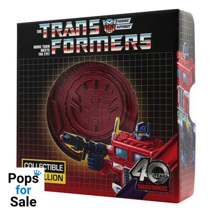 Transformers Medallion 40th Anniversary Autobot Edition